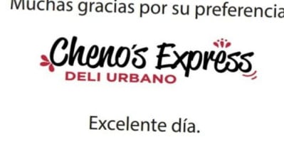 Chenos Express food