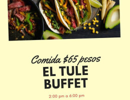 Buffet El Tule food