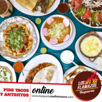 Los Flamazos Taqueria food