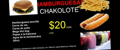 Hamburguesas El Chakolote food