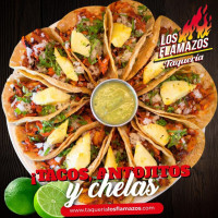 Los Flamazos Taqueria food