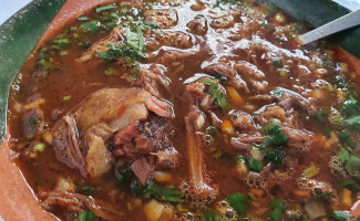 Caldos De Gallina Y Birria De Res food