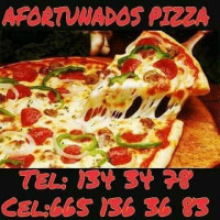 Afortunados Pizza food