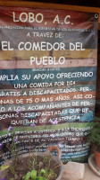 Comedor Del Pueblo Todos Santos menu