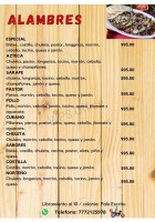 Taco Grill menu