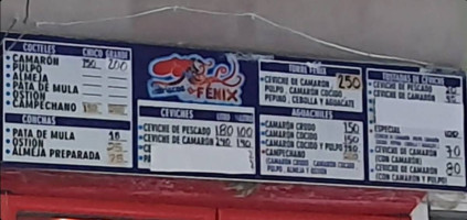 Tacos Mi Ranchito El Fenix menu