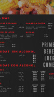 Salsipuedes menu