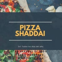 Pizzas Shaddai menu