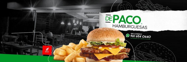 De Paco Hamburguesas food