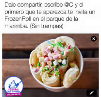 Frozenroll Ice Cream (helado En Rollo) food