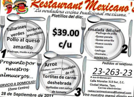 Mexicano's food