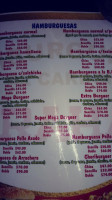 Hamburguesas Abraham menu