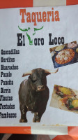 TaquerÍa El Toro Loco menu