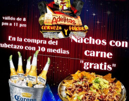 Adelitas Cerveza Y Folklor food