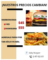 Gaby Burguer food