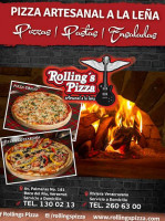 Rolling's Pizza food