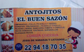 Antojitos El Buen Sazon food