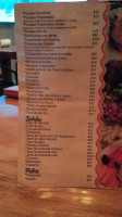 The Burrito Loco menu