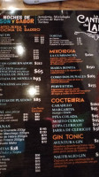 La Cantinita De Lara menu