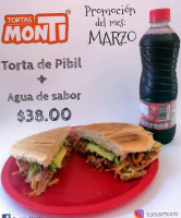 Tortas Monti food