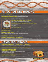 Rancho Q menu