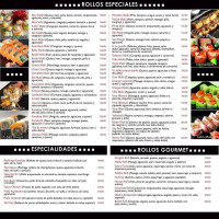 Karukay Sushi Gourmet menu