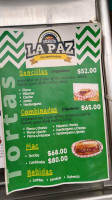 Torteria La Paz food