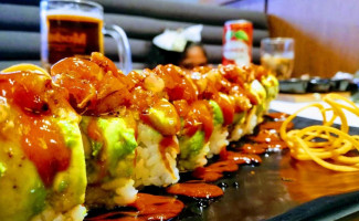 Sushi House Rolls Beer food