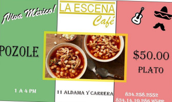 La Escena, Café food