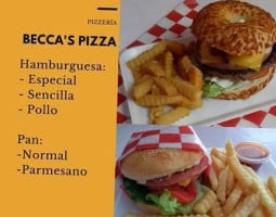 Becca's Pizza food