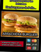 Arrachera Burguer. food