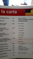 DoÑa Jose menu