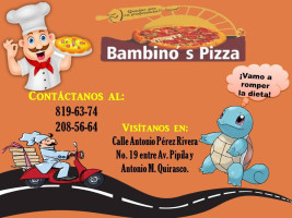 Bambino's Pizza food