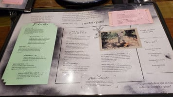 Pueblo Pibil menu