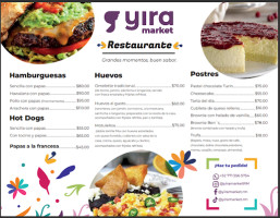 Showroom Yira Market menu