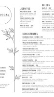 Tejocota menu