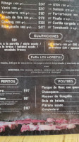 Parrilla 77 Asador Urbano menu