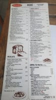 Benitos Pizza Pasta menu