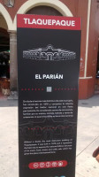 El Parían menu