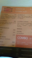 Felippes Tortas Cubanas menu