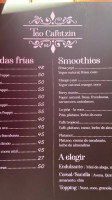 Cafetzin Cafe menu