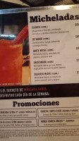 Santas Alitas menu