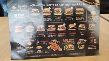 Cuarto De Kilo menu