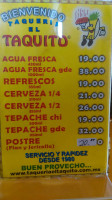 Taqueria El Taquito food