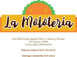 La Moloteria menu