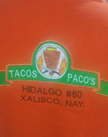 Tacos Paco's inside