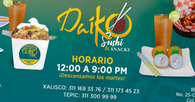 Daiko Sushi Xalisco food