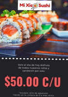 Mi Xico Sushi food