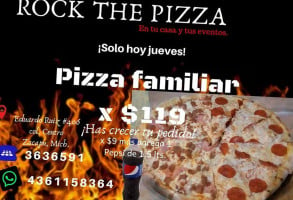 Rock The Pizza food