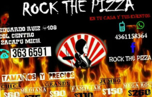 Rock The Pizza food